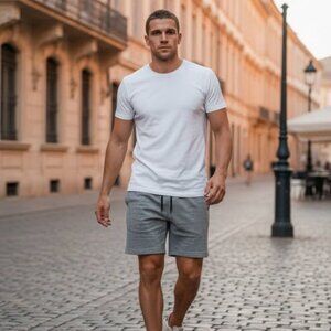 MEN'S GREY GLACIER SHORTS